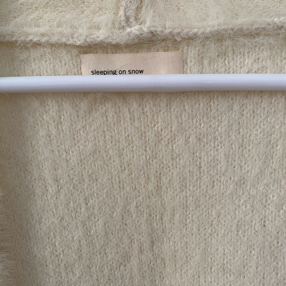 Super Soft Open Front Cream Sweater - Picture 2 of 4